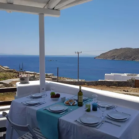 Amazing 4 Bdr Panoramic Sea View In Mykonos Prázdninový dům *